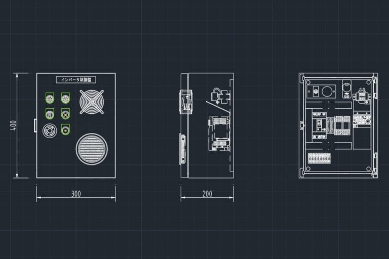 制御盤の図面、何種類あるの？外形図・展開接続図・端子図の違いを解説